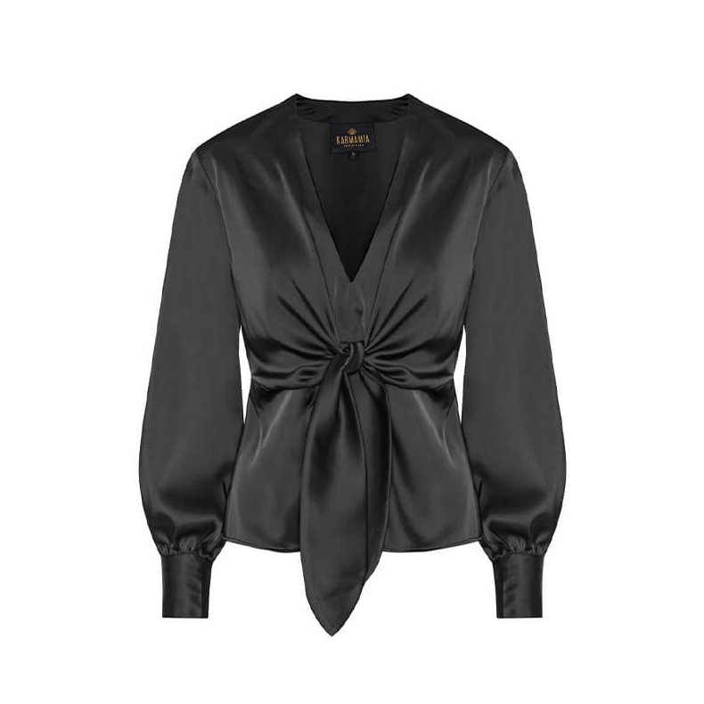 Blair blouse Karmamia, semi rich black
