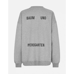 Julle sweatshirt Baum und Pferdgarten, grey melange