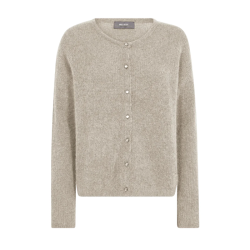 Almine knit cardigan Mos Mosh, feather grey