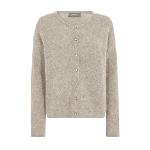 Almine knit cardigan Mos Mosh, feather grey