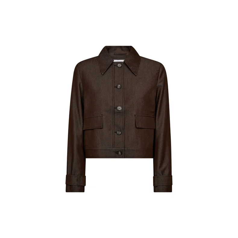 TerryCC Denim Jacket Co'Couture, dark brown