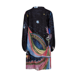 Nustarla short dress Nmph, obsidian