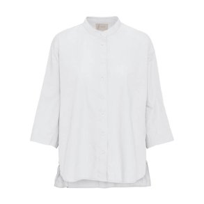 Seoul short shirt Frau, bright white