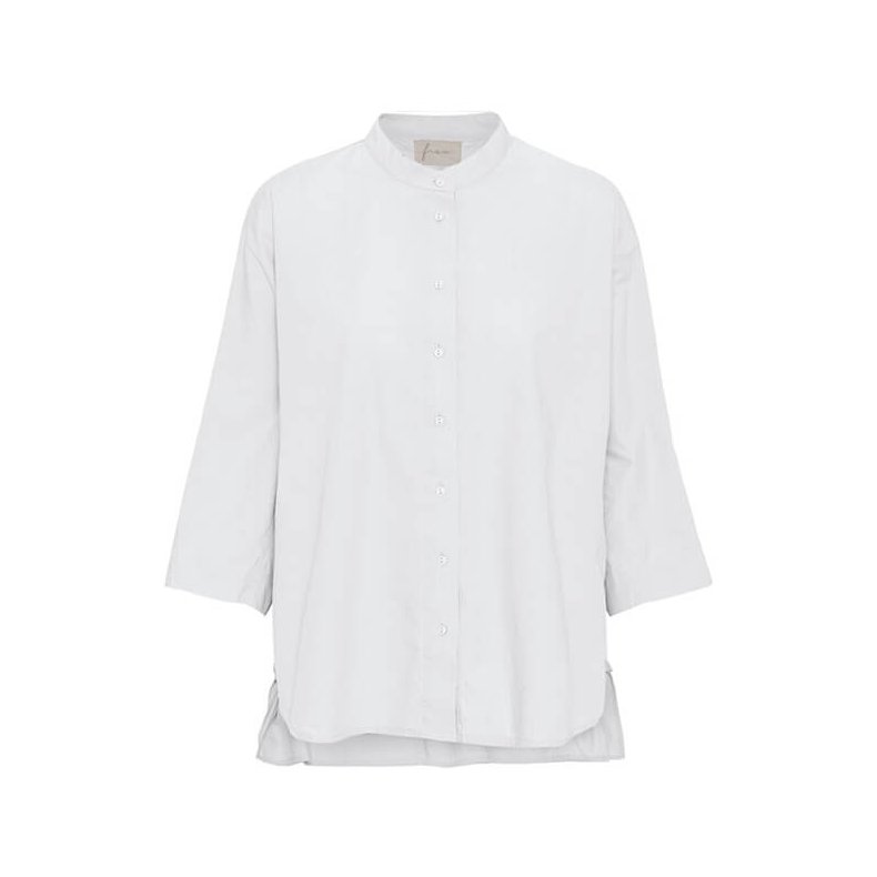 Seoul short shirt Frau, bright white