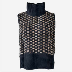 LOGO vest hest, jet black