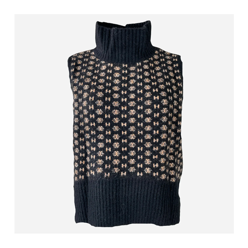 LOGO vest hest, jet black