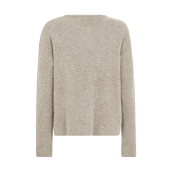 Almine knit cardigan Mos Mosh, feather grey