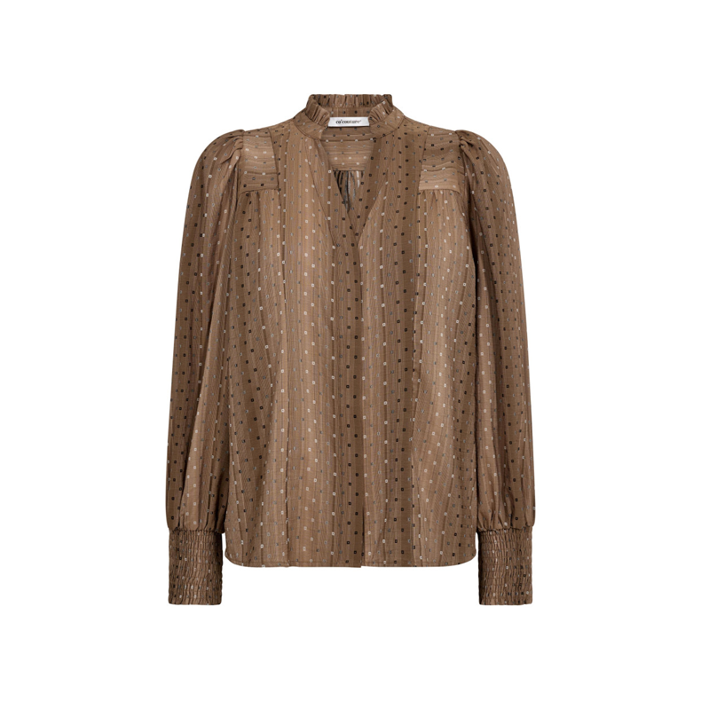 Olly v-shirt Co'Couture, walnut