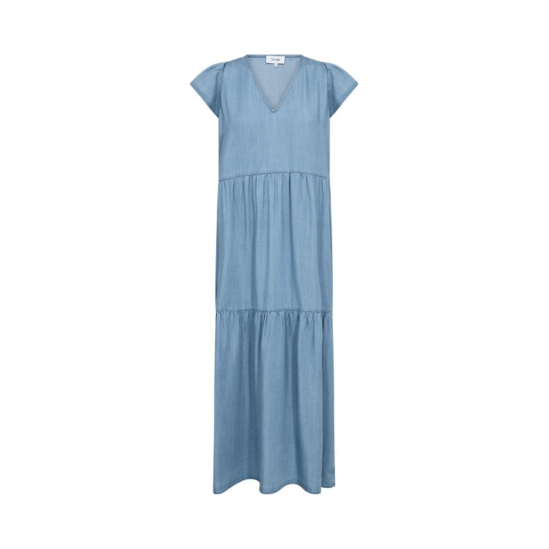 Rora 3 dress Levet� Room, mid blue denim