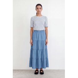 Rora 4 skirt Levet� Room, mid blue denim