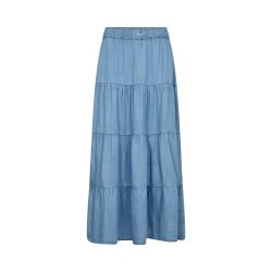 Rora 4 skirt Levet� Room, mid blue denim