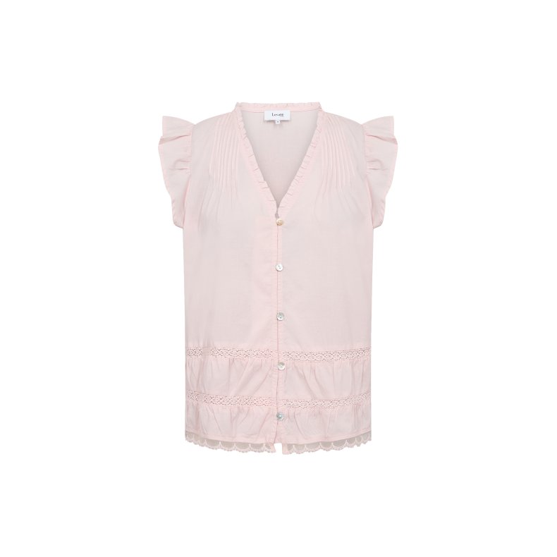 Rosy 2 blouse Levet� Room, veiled pink