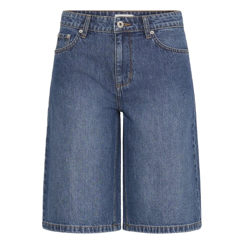Kirsten bermuda shorts ICHI, washed med. blue