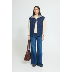 Hiramo vest ICHI, denim authum