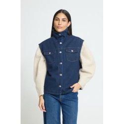 Hiramo vest ICHI, denim authum