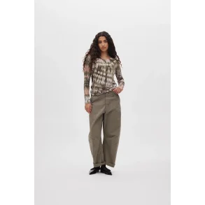 Xenia lava ls jersey t-shirt Rabens Saloner, rust combo