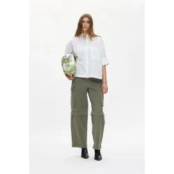 Frema canvas cargo pants Rabens Saloner, washed sage