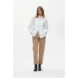 Sabrina canvas pants Rabens Saloner, washed tobacco