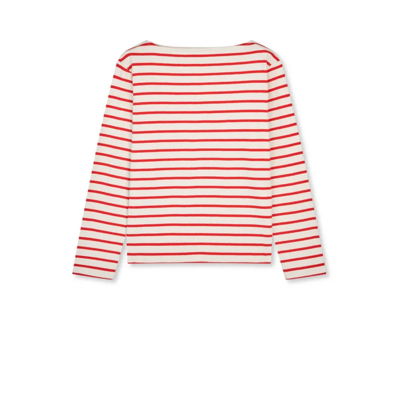 Pablo gabi tee ls Mads N�rgaard, vanilla ice/fiery red