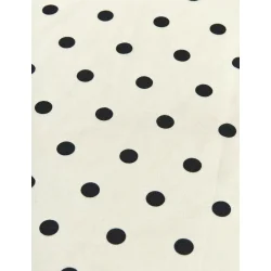 Soft cotton self dot scarf Mads N�rgaard, dot aop/black