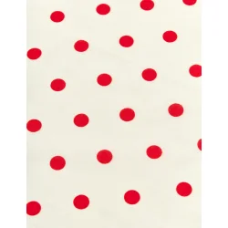 Soft cotton self dot scarf  Mads N�rgaard, dot aop/fiery red