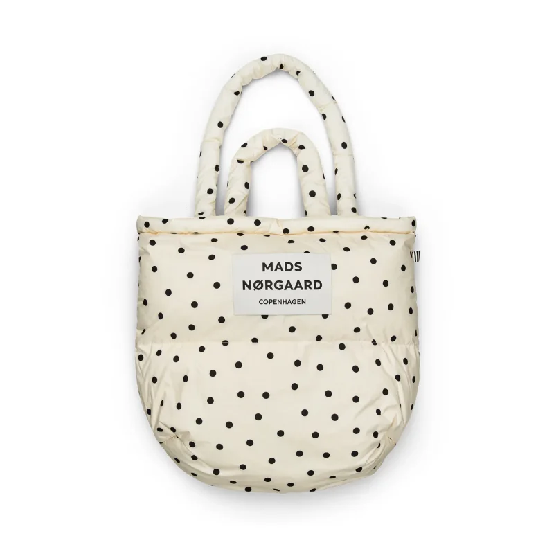 Light ripstop pillow AOP bag Mads N�rgaard, dot aop sweet corn