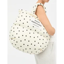 Light ripstop pillow AOP bag Mads N�rgaard, dot aop sweet corn