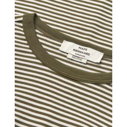 Grace jersey stripe camille tee ls Mads N�rgaard, white/tarmac