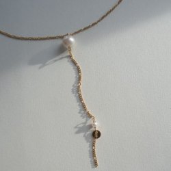 Stine A Callas Y-shape necklace