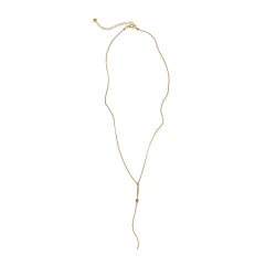 Bounce y-shape necklace Stine A, gold