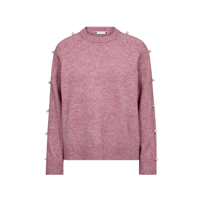 Rowan pearl sleeve knit Co'Couture, candyfloss