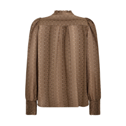 Olly v-shirt Co'Couture, walnut