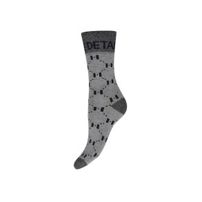 Socks w/lurex Hype the Detail, silver