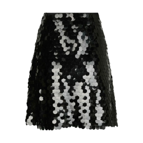 Miva big sequins skirt Neo Noir, black