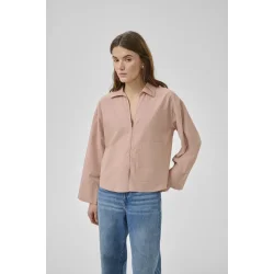 Sunna boxy short shirt My Essential Wardrobe, adobe rose
