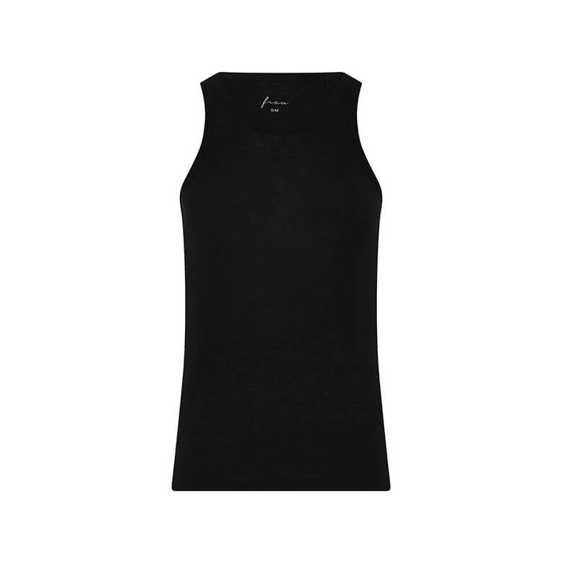 Lucca cashmere tank top Frau, black
