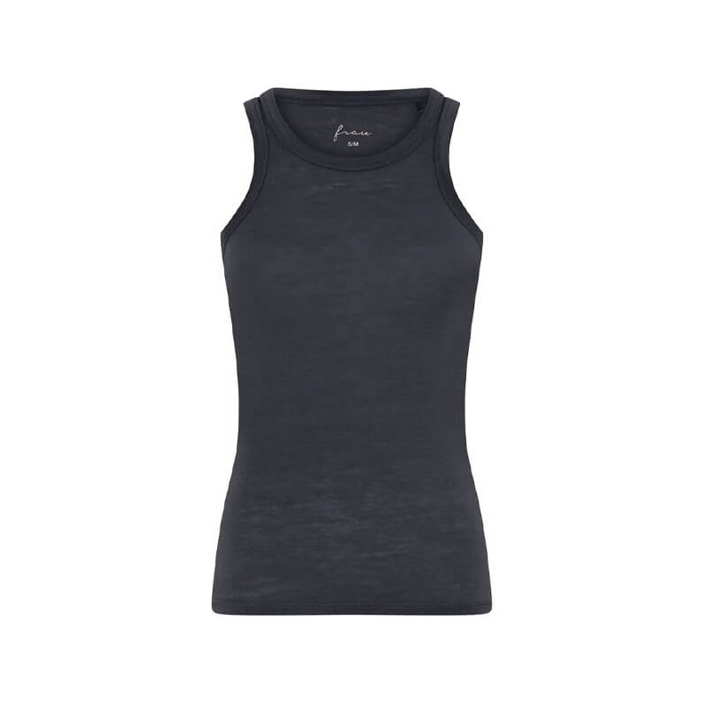 Lucca cashmere tank top Frau, india ink