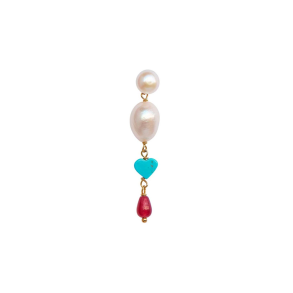 Lou lou single earring Stine A, gold