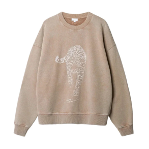 Soma cotton sweatshirt Lala Berlin, washed earth leo