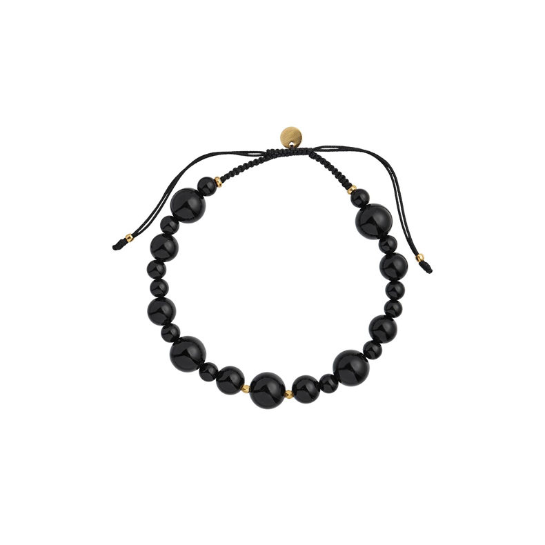 Cherie bon bon braclet Stine A, black onyx