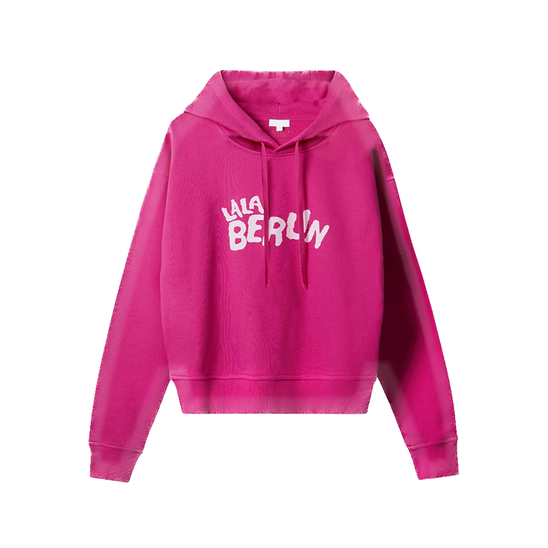 Hedy hoodie Lala Berlin, cotton pink