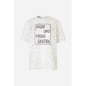 Mandie tee Buam unf Pferdgarten, bright white plum