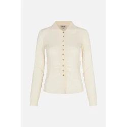 Camiline shirt Baum und Pferdgarten, cream