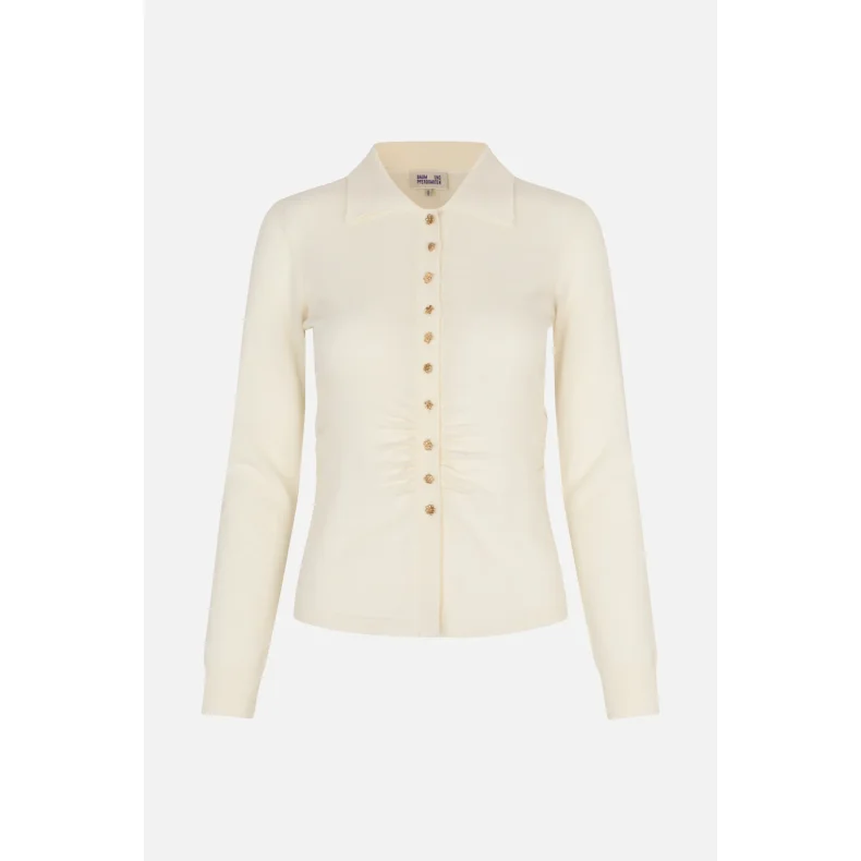 Camiline shirt Baum und Pferdgarten, cream