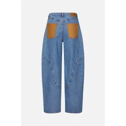 Napolen jeans Baum und Pferdgarten, denim suede mix