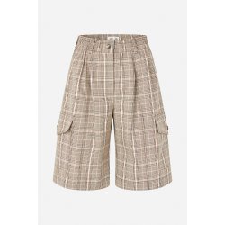 Neeto shorts Baum und Pferdgarten, brown mini check