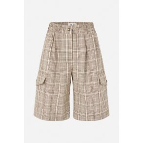 Neeto shorts Baum und Pferdgarten, brown mini check