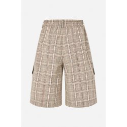 Neeto shorts Baum und Pferdgarten, brown mini check