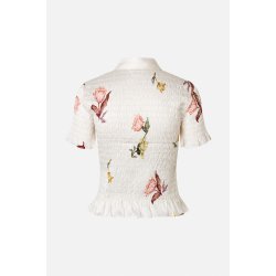 Myka shirt Baum und Pferdgarten, coconut cream