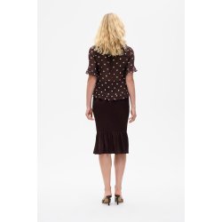 Madicin blouse Baum und Pferdgarten, coffee bean dots